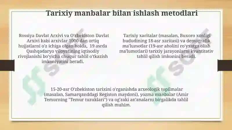 Tarix oʻqitish metodikasi fanida amaliyoti oʻtkazishning nazariy- uslubiy asoslar 4