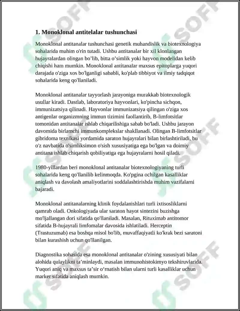 Monoklonal antitelalar 4