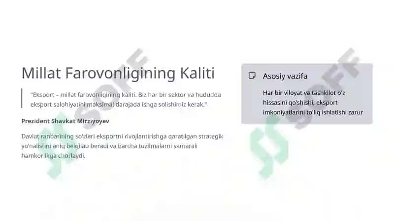 Eksportni Qo'llab-Quvvatlashning Davlat Mexanizmlari: O'zbekiston Tajribasi 4