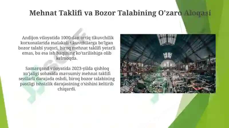 Individual Mehnat va Bozor Talabi 4