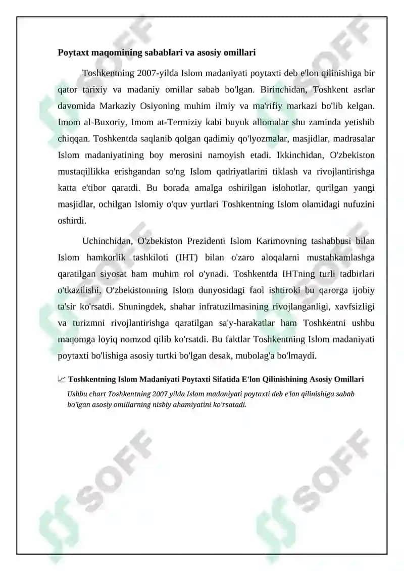 Toshkent – Islom madaniyati poytaxti: Tarix va ahamiyat 4