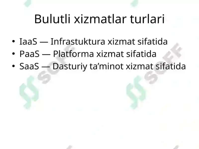 Bulutli texnologiyalar 4