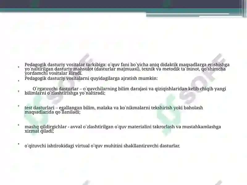 Dasturiy ta'lim va uni amalga oshirish usullari haqida tushuncha 4