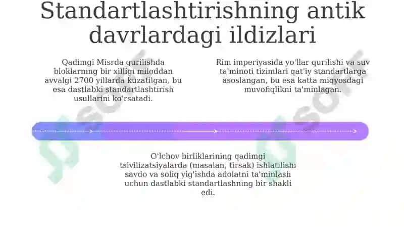 Metrologiya standartlashtirish va sertifikatlashtirish fanining rivojlanish tarixi 4