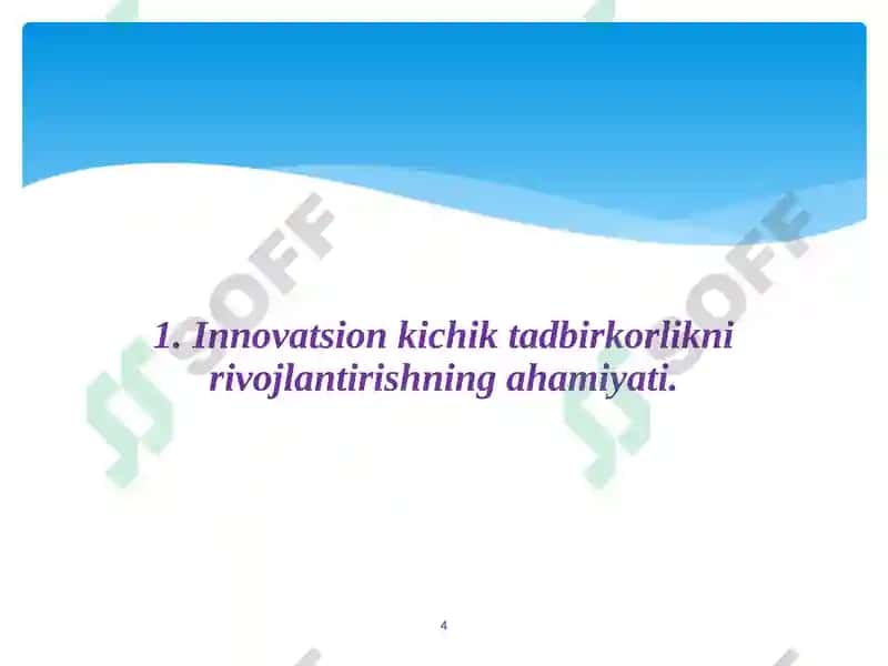 INNOVATSION IQTISODIYOT 4
