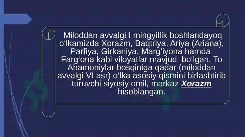 O’lkamizning tarixiy-madaniy viloyatlari 4