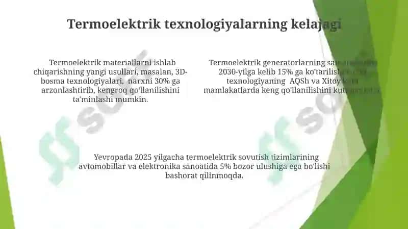 Termoelektrik hodisalar 4