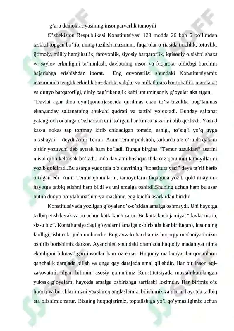 O’zbekiston Respublikasi Konstitutsiyasi 4