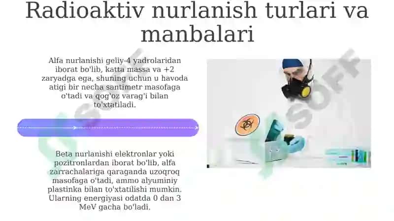 Radioaktiv nurlarning tirik organizmlarga ta'siri 4
