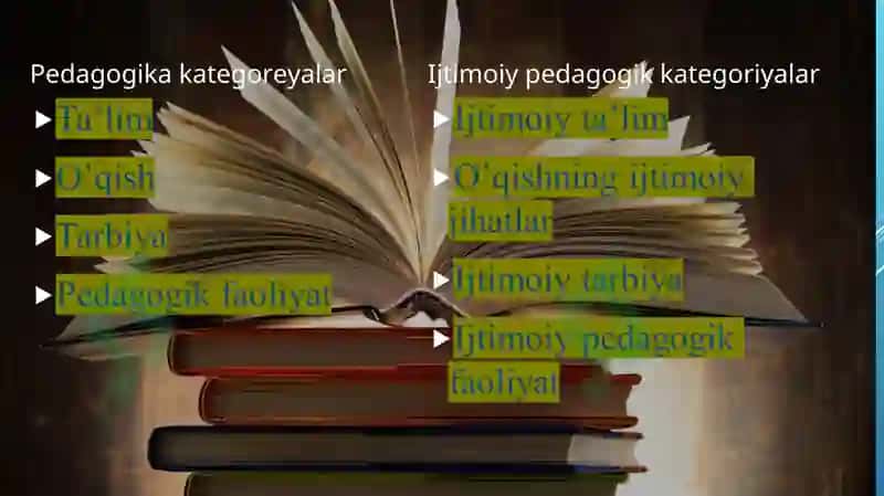 IJTIMOIY PEDAGOGIKANING KATEGORIYALARI VA MEXANIZMLARI 4