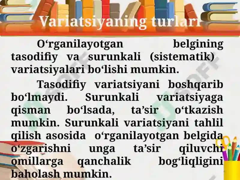 VARIATSIYA KO‘RSATKICHLARI 4