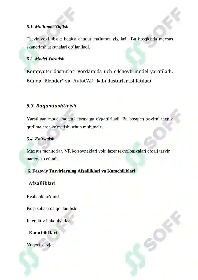 Fazoviy tasvirlarni shakllantirish 4