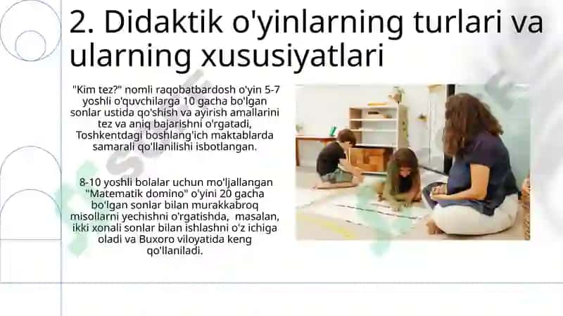 Didaktik O'yinlar 4