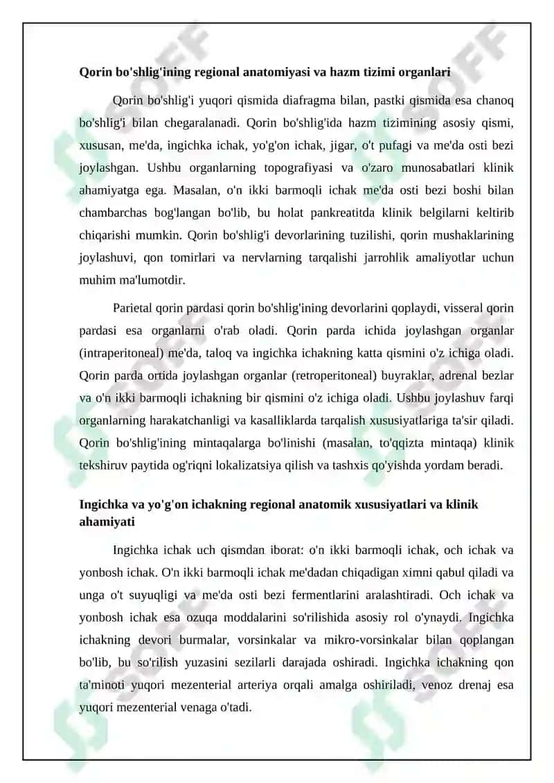 Hazm qilish tizimi anatomiyasi 4