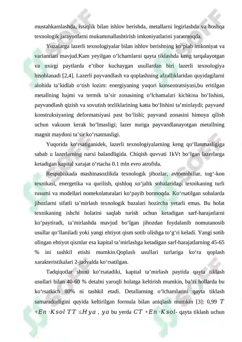 Detallarni ta`mirlashda qayta tiklash va mustahkamlash 4