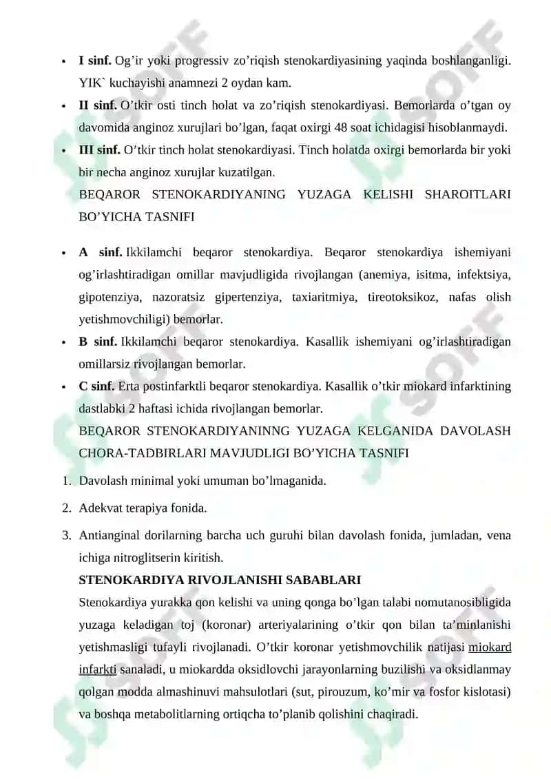 Stenokardiya xurujida birinchi yordam 4