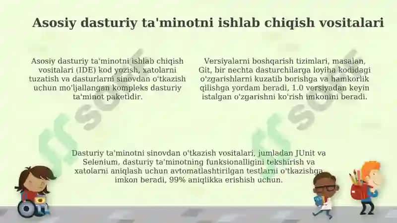 Uskunaviy dasturiy ta’minoti (Dasturiy ta’minotni ishlab chiqish vositalari) 4