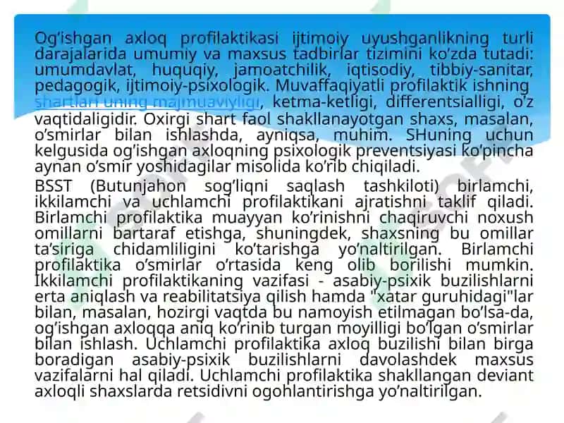 Shaxsog'ishganaxloqining preventsiyasi va interventsiyasi 4