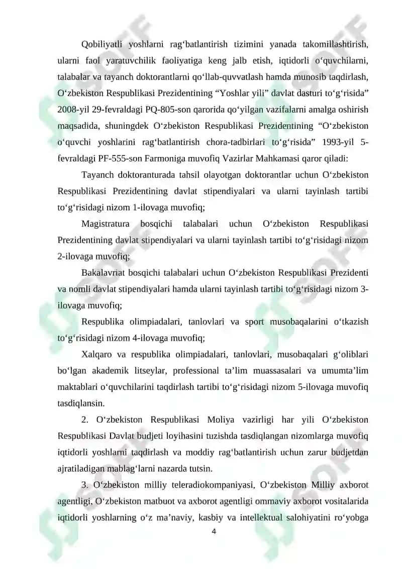 IQTIDORLI TALABALAR KONTENGENTI VA ILMIY TADQIQOT FAOLIYATINI HISOBOTLARINI SHAKLLANTIRISH UCHUN WEB ILOVA ISHLAB CHIQISH 4
