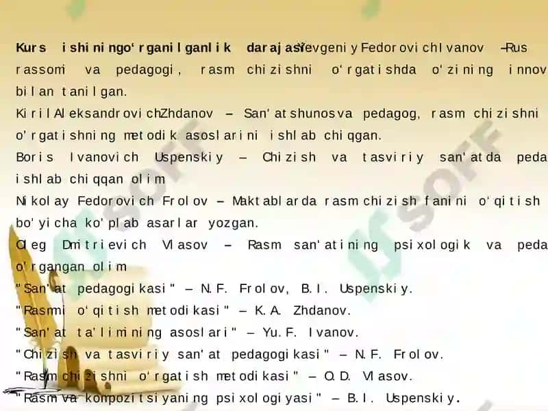 TURLI YOSH GURUHLARIDA QURISH YASASHGA O‘RGATISH METODIKASI 4