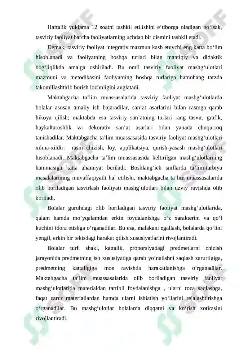 Maktabgacha yoshdagi bolalarni tasviriy qobilyati va ijodkorligini rivojlantirish 4