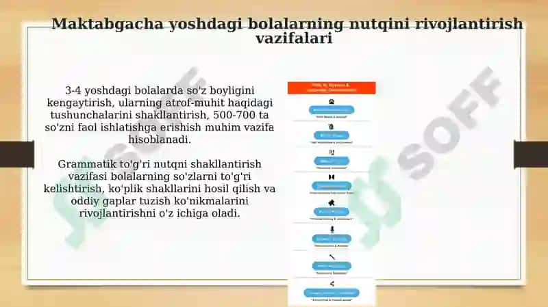 Maktabgacha kichik yoshdagi bolalar nutqini o'stirishning vazifa,metod va vositalari 4