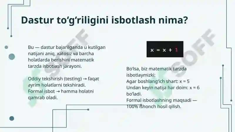 Haore triadalari va tetradalaridan foydalanish 4