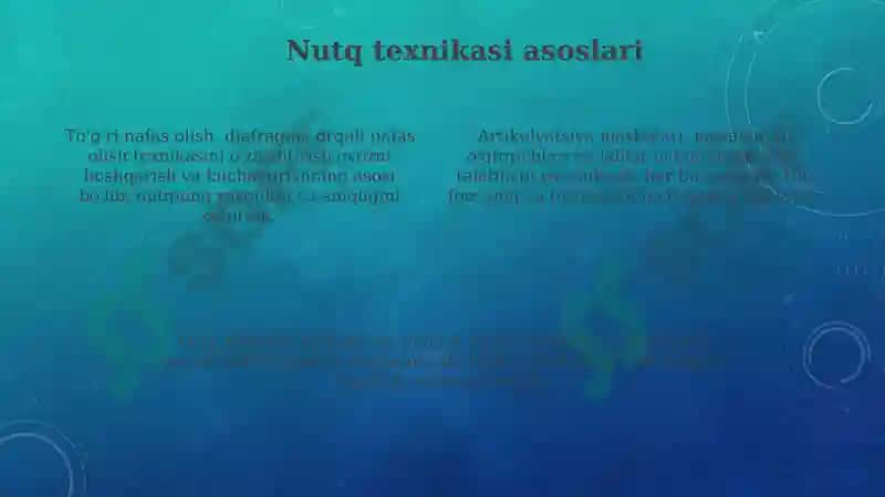 Nutq texnikasi va kinesika 4