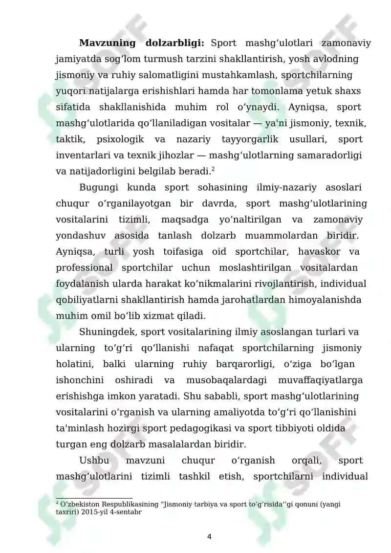 Sport mashg’ulotlarining vositalari 4