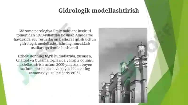 Suv havzalari ekologiyasi va gidrologiya 4