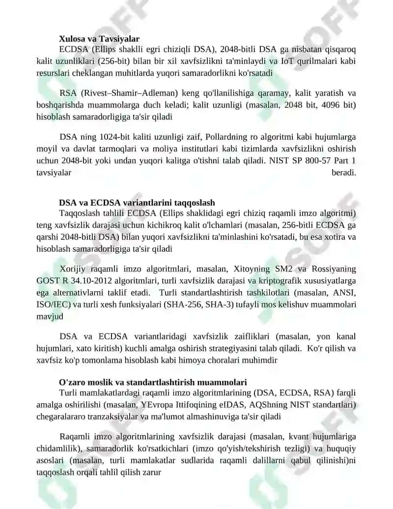 Xorijiy davlatlarning elektron raqamli imzo algoritimlari tahlili 4