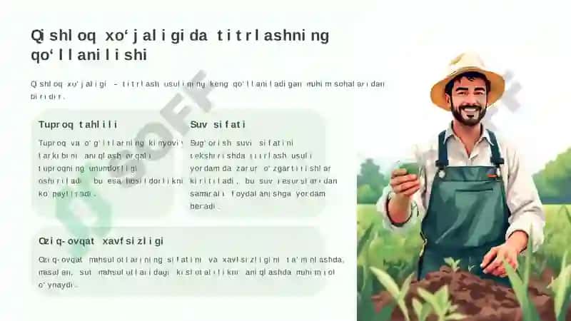 Titrlash Usulining Xalq Xo‘jaligidagi Ahamiyati 4