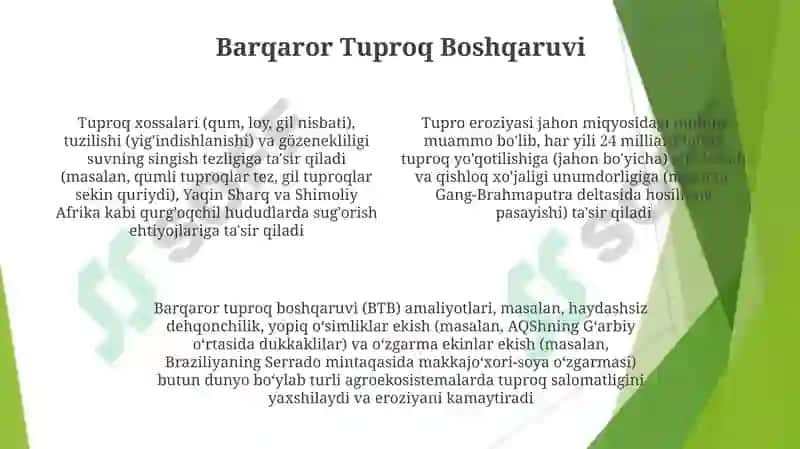 Tuproq va uning tabiy xususiyatlari 4