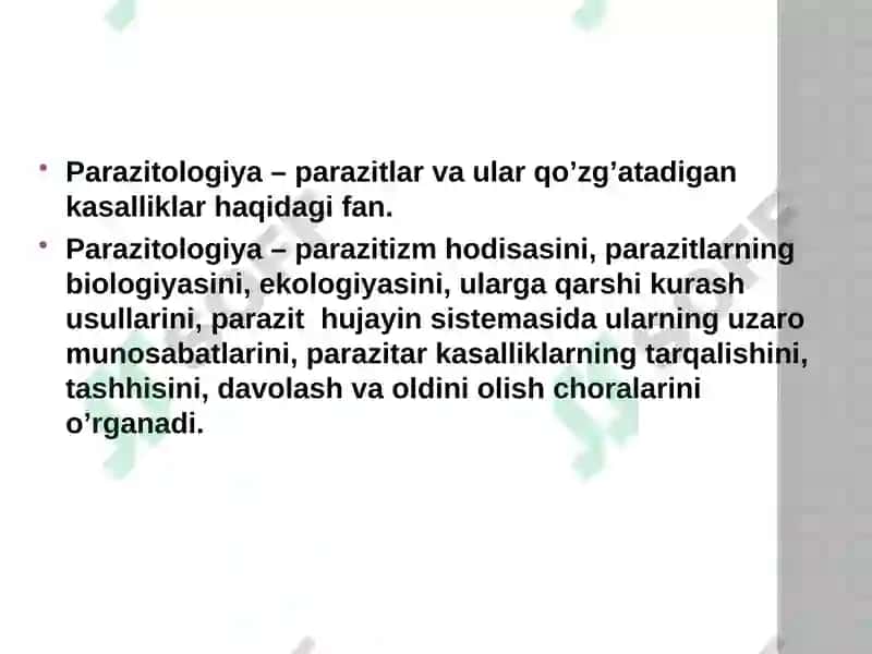 Tibbiyparazitologiya.Tibbiyprotozoologiya 4