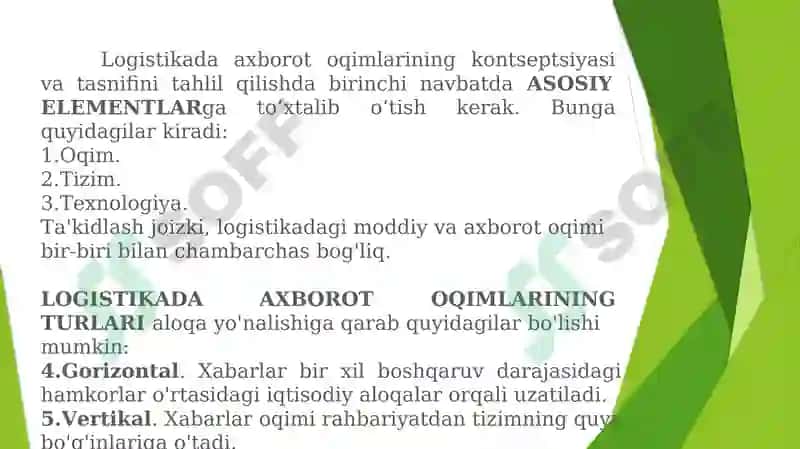 AXBOROT LOGISTIKASI 4