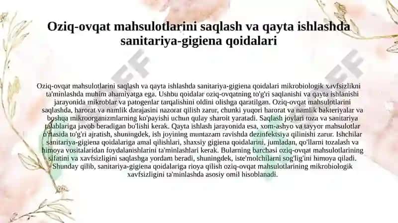 Oziq-ovqatmahsulotlarinimikrobiologikxavfsizligi 4