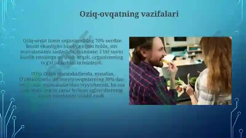 Oziq-ovqat guruhlari 4