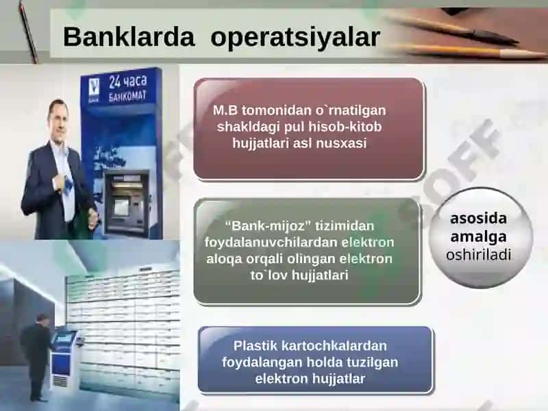 Bank hujjatlari, hujjatlar aylanishi va bank nazorati 4