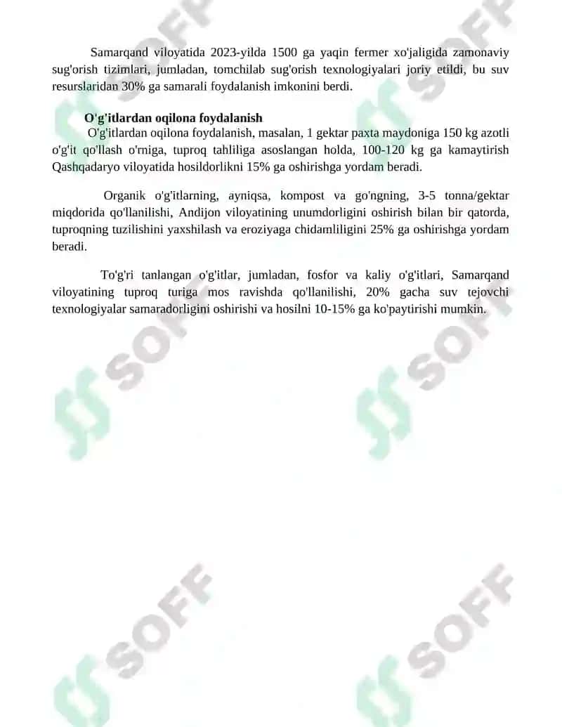 Yerlarning meliorativ holatini yaxshilash choralari 4