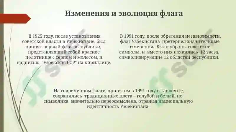 Государственный флаг Республики Узбекистан 4