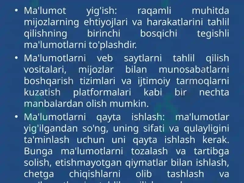 Mijozlarning ehtiyojlarini aniqlash 4