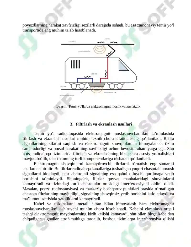 Temir yoʻl radioaloqasida elektromagnit moslashuvchanlikni ta'minlash usullari. 4