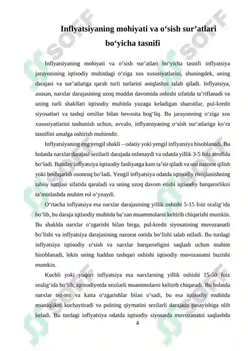 Inflyatsiya turlari 4