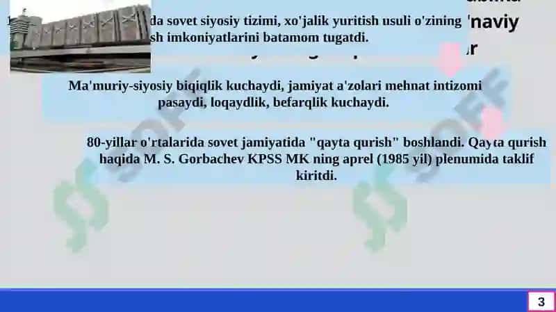 Mustaqillikka erishisharafasida O’zbekistondagi ijtimoiy-siyosiy jarayonlar 4