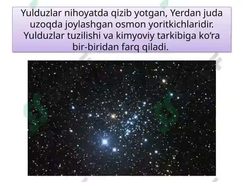 Yulduzlarning sayyoralardagi farqlari 4