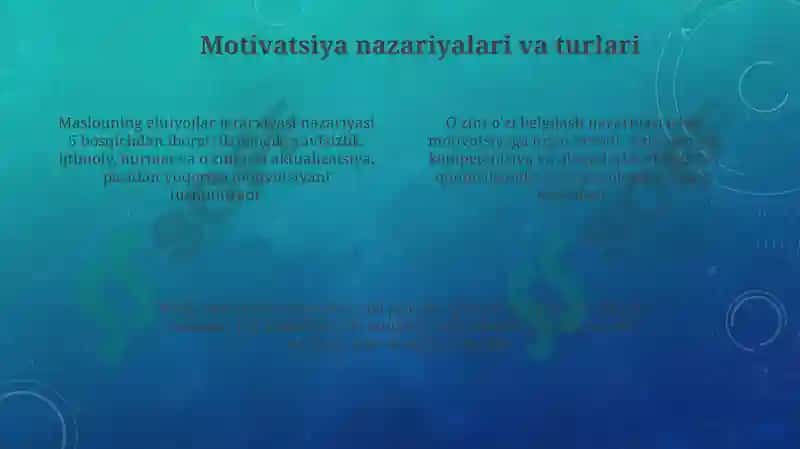 Faoliyatturlari.Motivvamotivatsiya 4