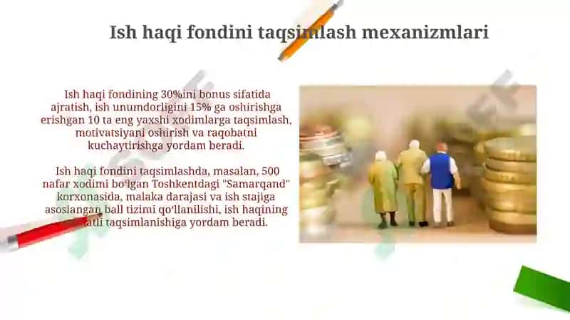 Ish Haqi Fondini Shakllantirish va Mehnatiga Haq To'lash 4
