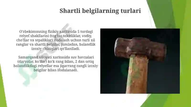 Geografik xususiyatlarni ifodalash 4