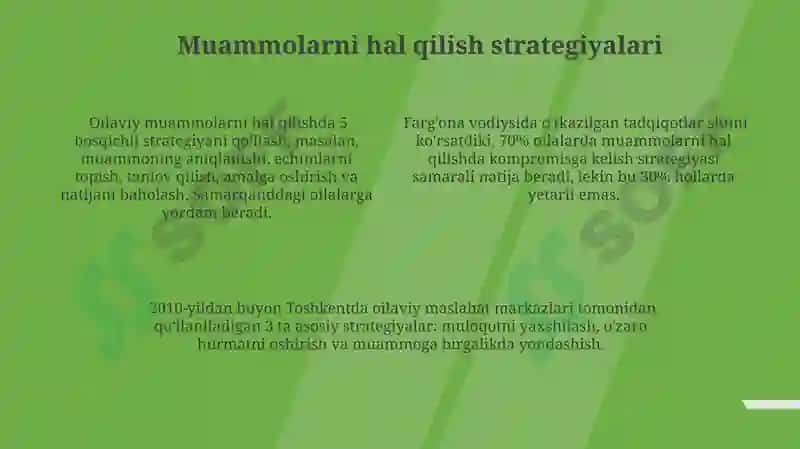 Oilaviy muammolar bo'yicha maslahatlashuv 4