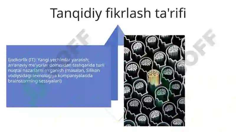 Tanqidiy va Ijodiy Fikrlash 4